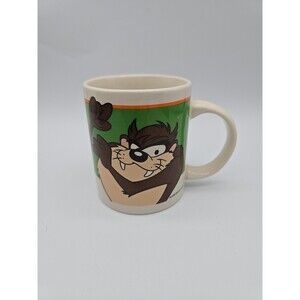 Vintage 1999 Looney Tunes Taz Mania Devil Coffee Mug Warner Brothers